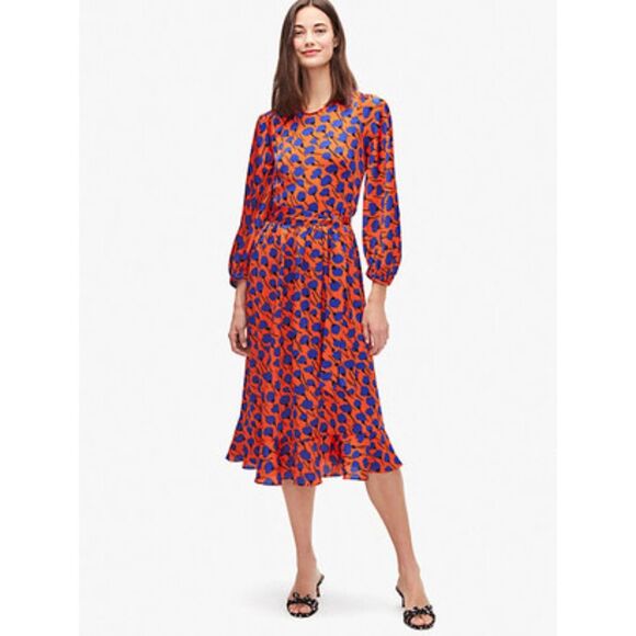 Kate Spade New York Poetic Floral Smocked Dress - Picture 1 of 15